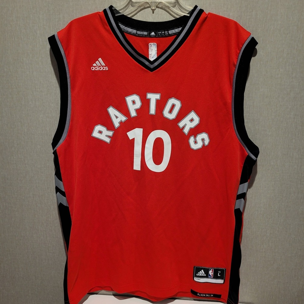 Vintage Adidas Toronto Raptors DeMar DeRozan #10 NBA Jersey Men's L We The North